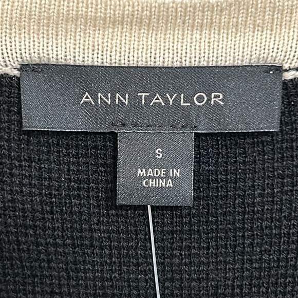 Ann Taylor Tipped Cardigan NWT - Picture 6 of 8